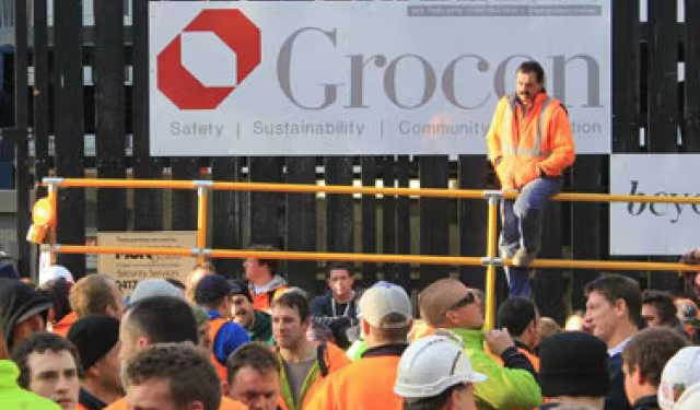 知名建筑商Grocon宣布破产